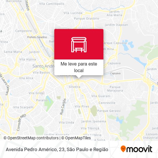 Avenida Pedro Américo, 23 mapa