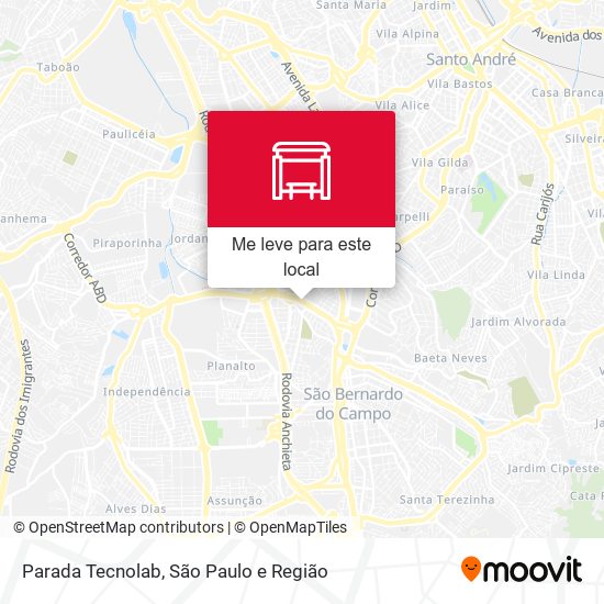 Parada Tecnolab mapa