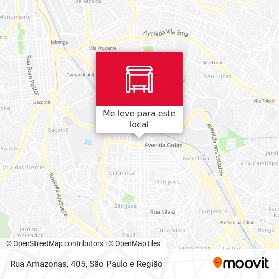 Rua Amazonas, 405 mapa