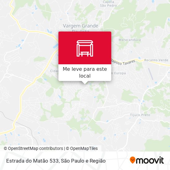 Estrada do Matão 533 mapa