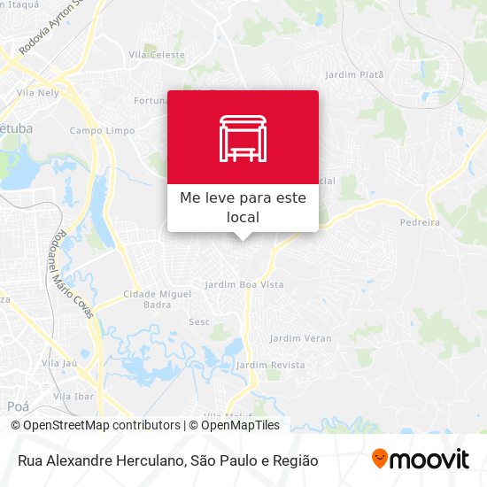 Rua Alexandre Herculano mapa