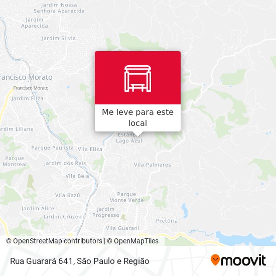 Rua Guarará 641 mapa