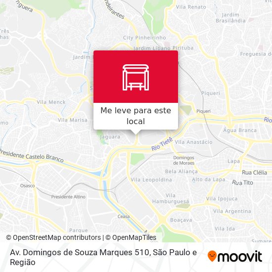 Av. Domingos de Souza Marques 510 mapa