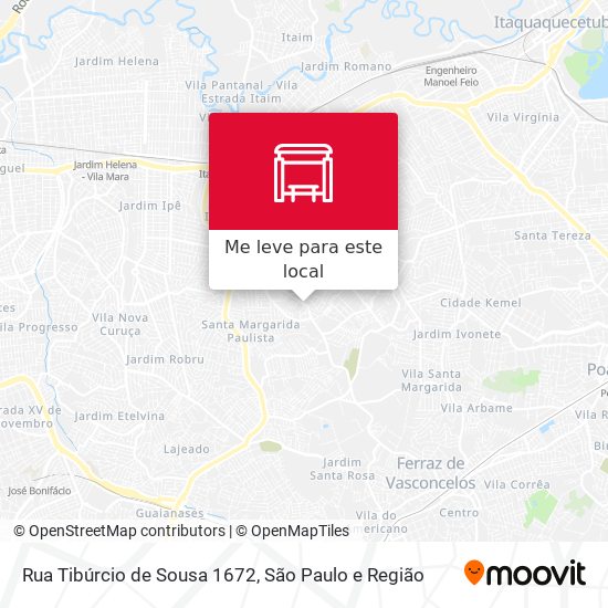Rua Tibúrcio de Sousa 1672 mapa