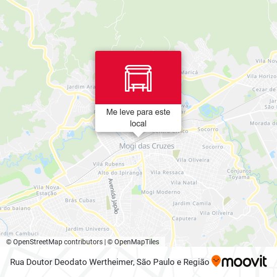 Rua Doutor Deodato Wertheimer mapa