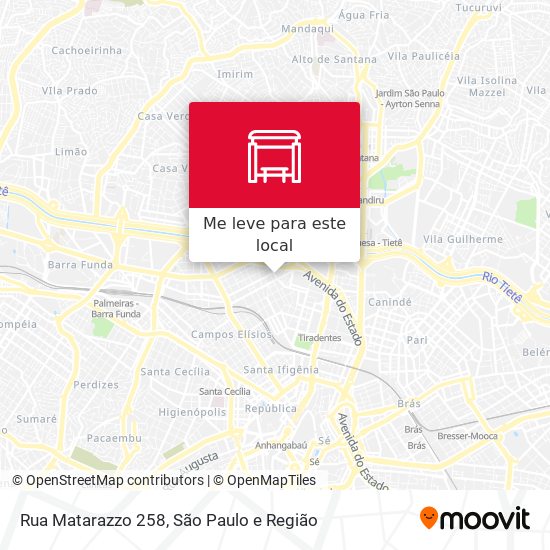 Rua Matarazzo 258 mapa