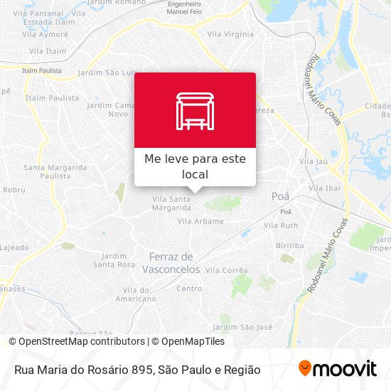 Rua Maria do Rosário 895 mapa