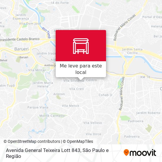 Avenida General Teixeira Lott 843 mapa