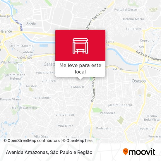 Avenida Amazonas mapa