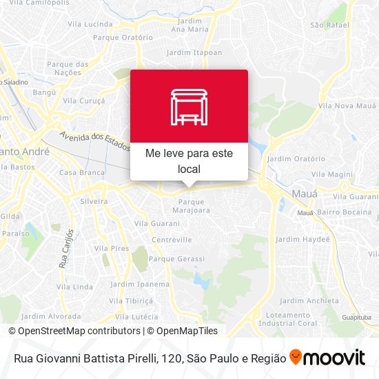 Rua Giovanni Battista Pirelli, 120 mapa