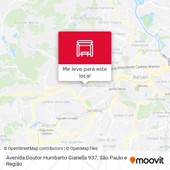 Avenida Doutor Humberto Gianella 937 mapa