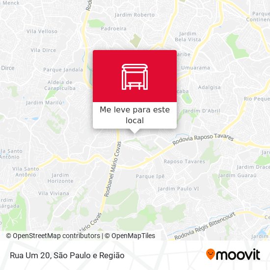 Rua Um 20 mapa