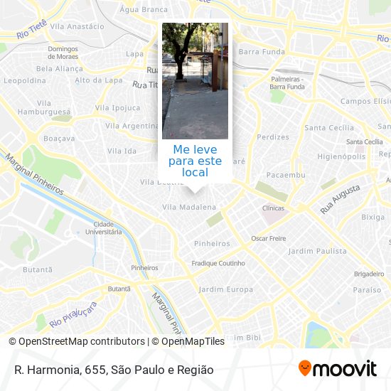 R. Harmonia, 655 mapa