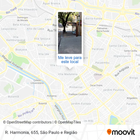 R. Harmonia, 655 mapa