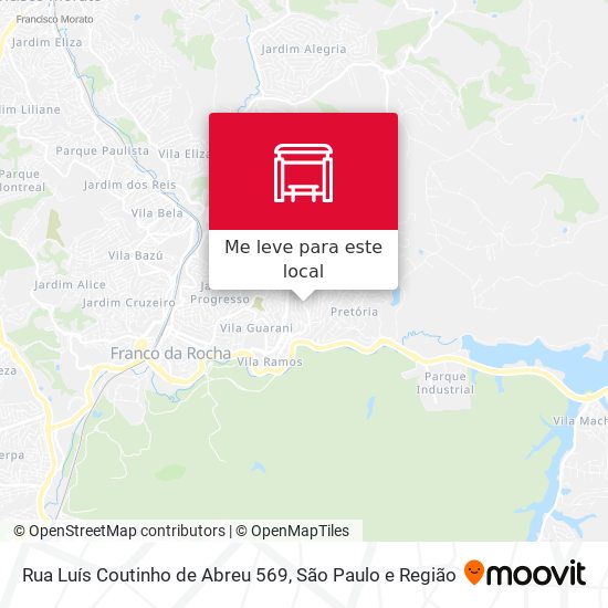 Rua Luís Coutinho de Abreu 569 mapa
