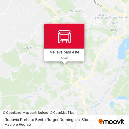 Rodovia Prefeito Bento Rotger Domingues mapa