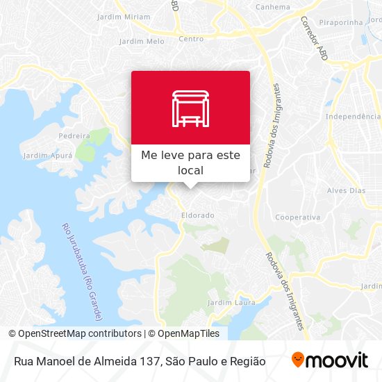 Rua Manoel de Almeida 137 mapa