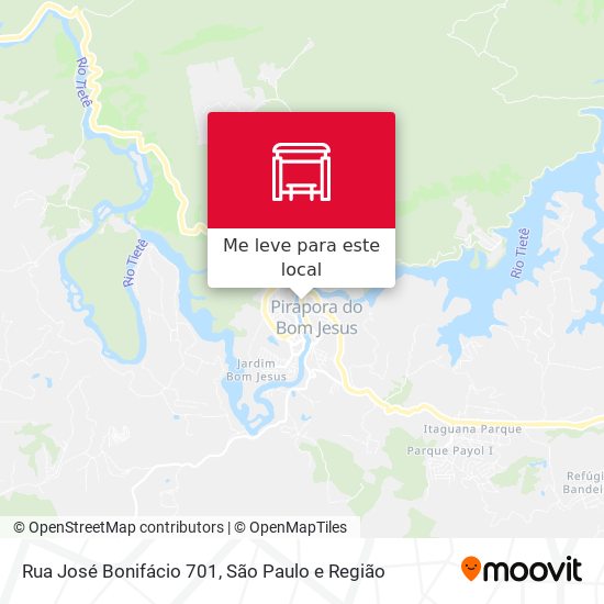 Rua José Bonifácio 701 mapa