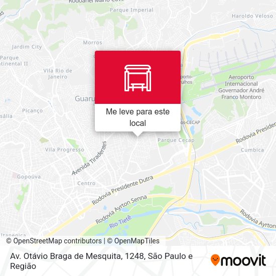 Av. Otávio Braga de Mesquita, 1248 mapa