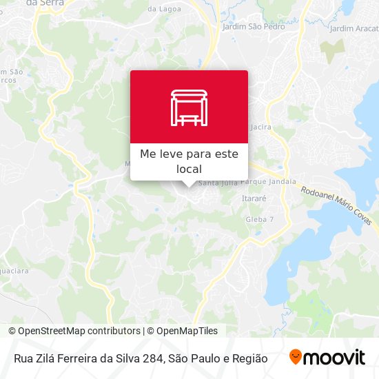 Rua Zilá Ferreira da Silva 284 mapa