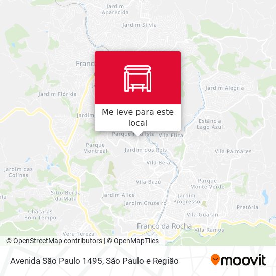 Avenida São Paulo 1495 mapa