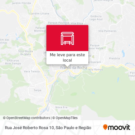 Rua José Roberto Rosa 10 mapa