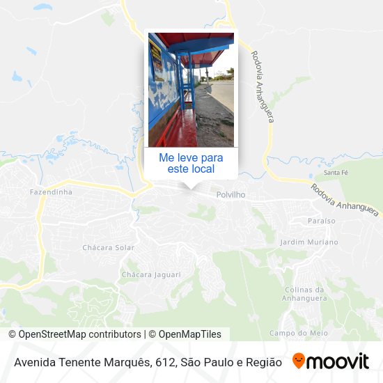 Avenida Tenente Marquês, 612 mapa