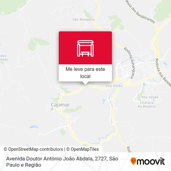 Avenida Doutor Antônio João Abdala, 2727 mapa