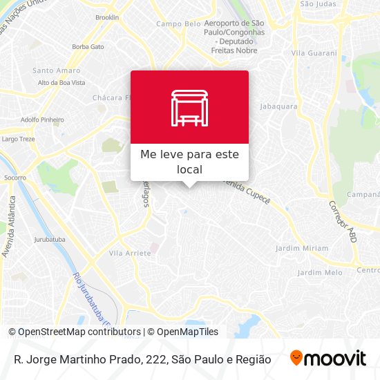R. Jorge Martinho Prado, 222 mapa