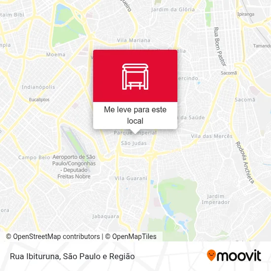 Rua Ibituruna mapa