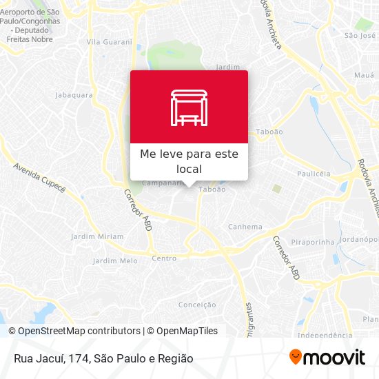 Rua Jacuí, 174 mapa