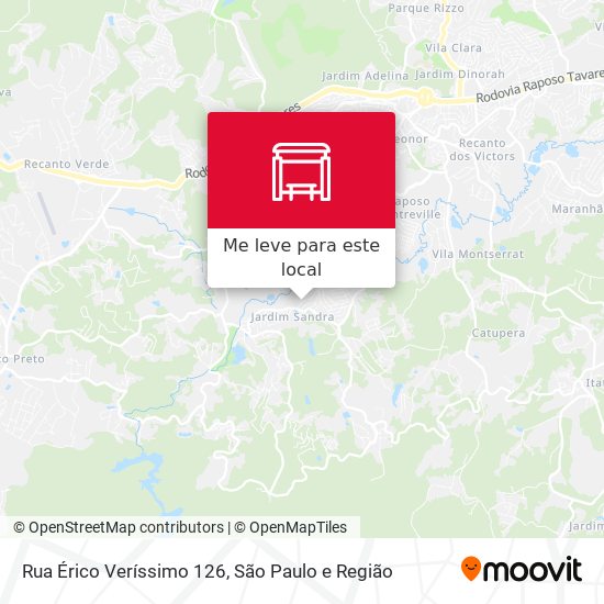 Rua Érico Veríssimo 126 mapa