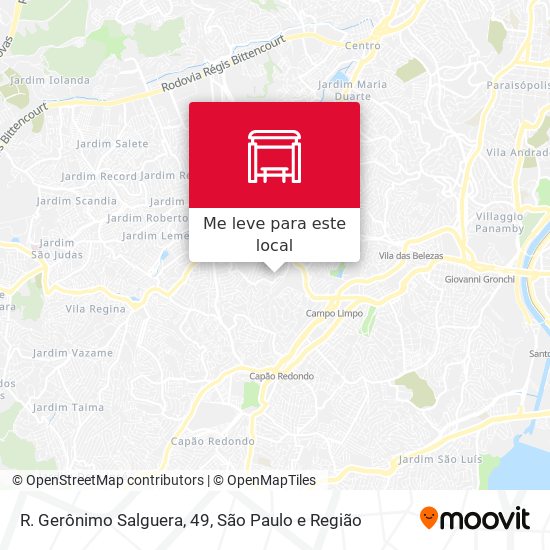 R. Gerônimo Salguera, 49 mapa