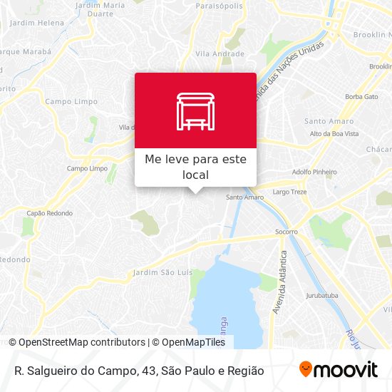 R. Salgueiro do Campo, 43 mapa