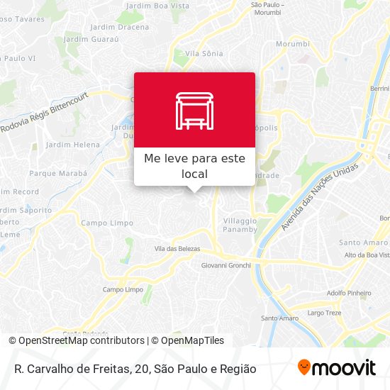 R. Carvalho de Freitas, 20 mapa