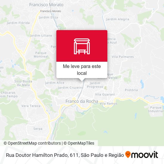 Rua Doutor Hamilton Prado, 611 mapa