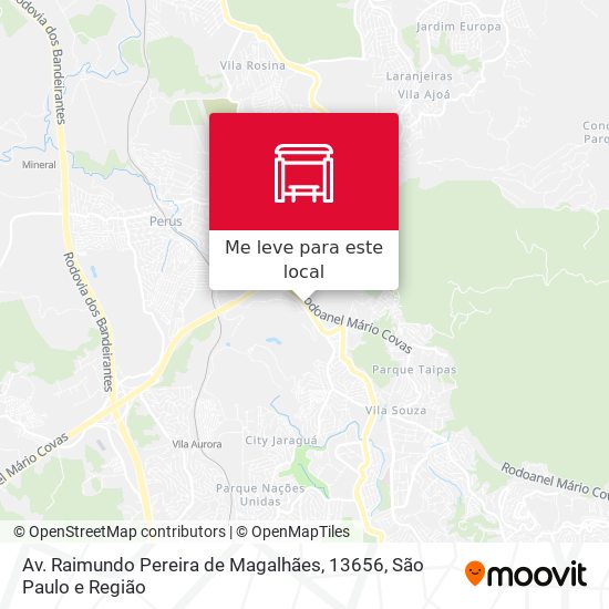 Av. Raimundo Pereira de Magalhães, 13656 mapa
