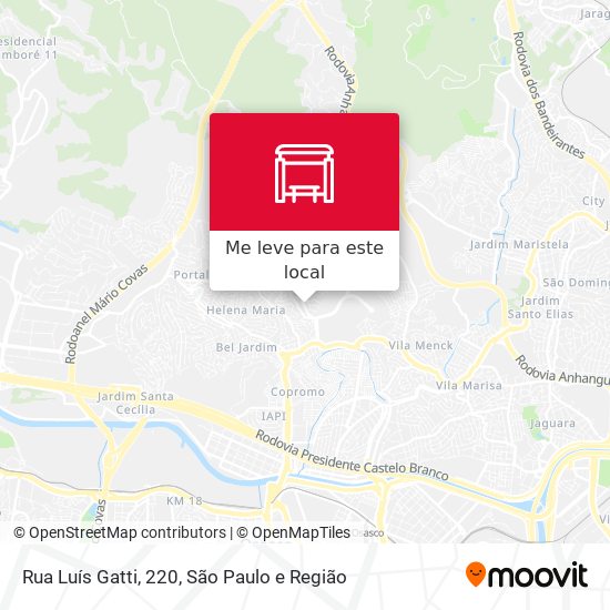 Rua Luís Gatti, 220 mapa