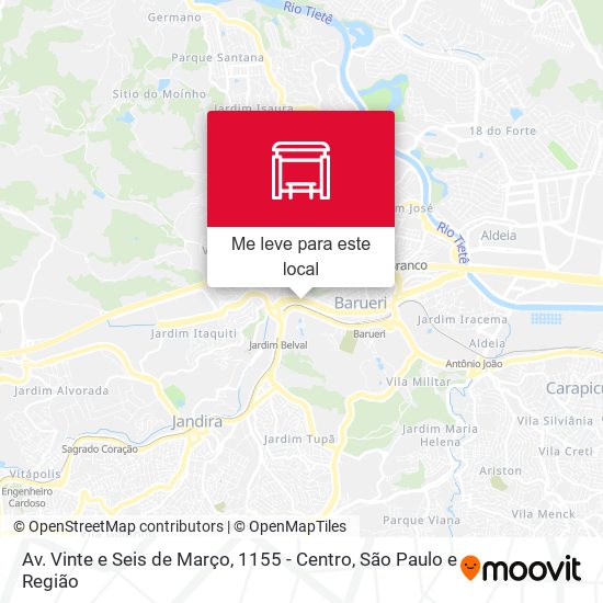 Av. Vinte e Seis de Março, 1155 - Centro mapa