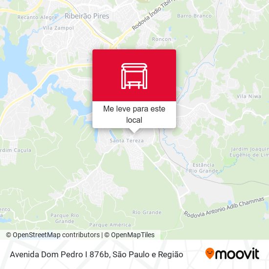 Avenida Dom Pedro I 876b mapa