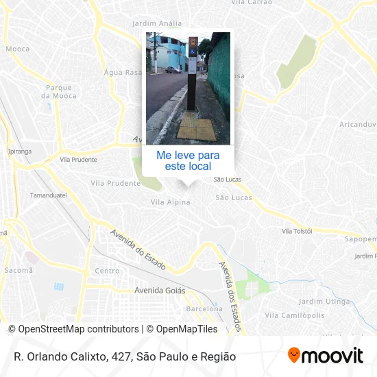 R. Orlando Calixto, 427 mapa