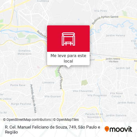 R. Cel. Manuel Feliciano de Souza, 749 mapa