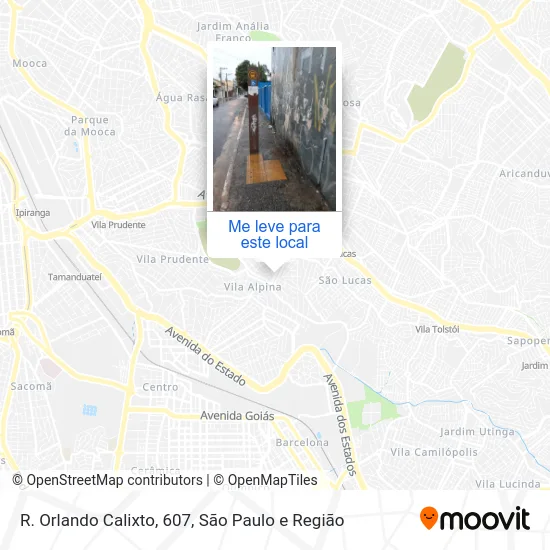 R. Orlando Calixto, 607 mapa