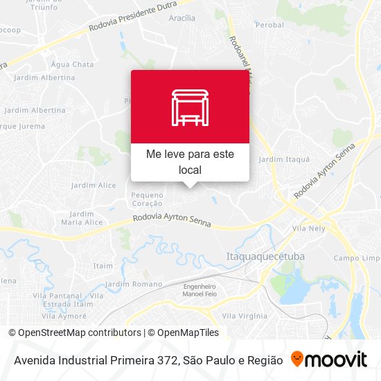 Avenida Industrial Primeira 372 mapa
