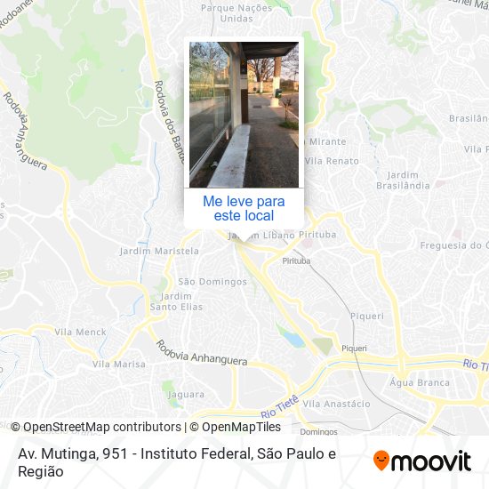 Av. Mutinga, 951 - Instituto Federal mapa