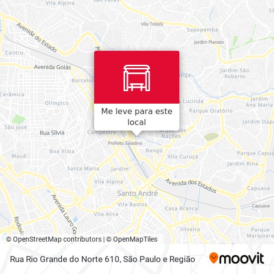 Rua Rio Grande do Norte 610 mapa