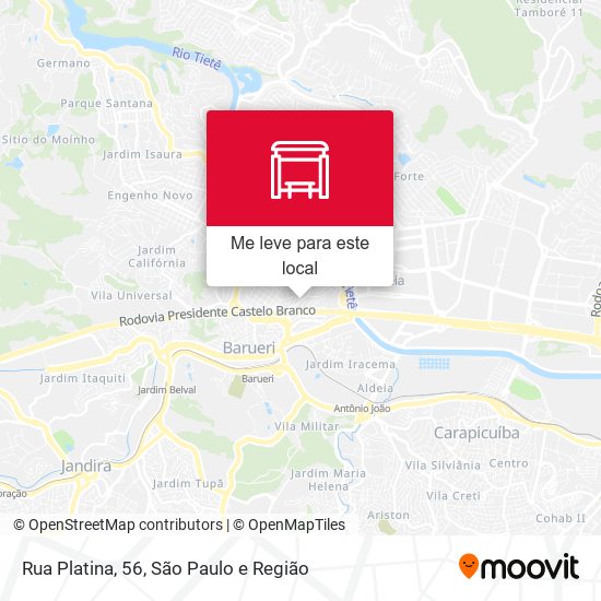 Rua Platina, 56 mapa