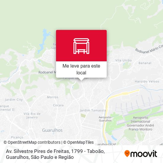 Av. Silvestre Pires de Freitas, 1799 - Taboão, Guarulhos mapa