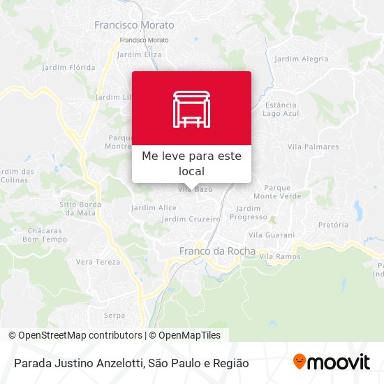 Parada Justino Anzelotti mapa