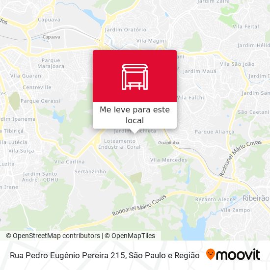 Rua Pedro Eugênio Pereira 215 mapa
